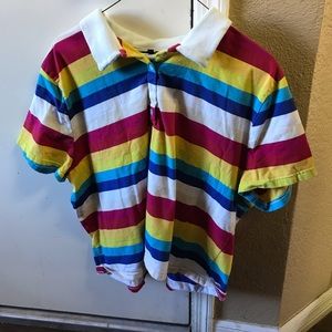 Rainbow Collared Shirt
